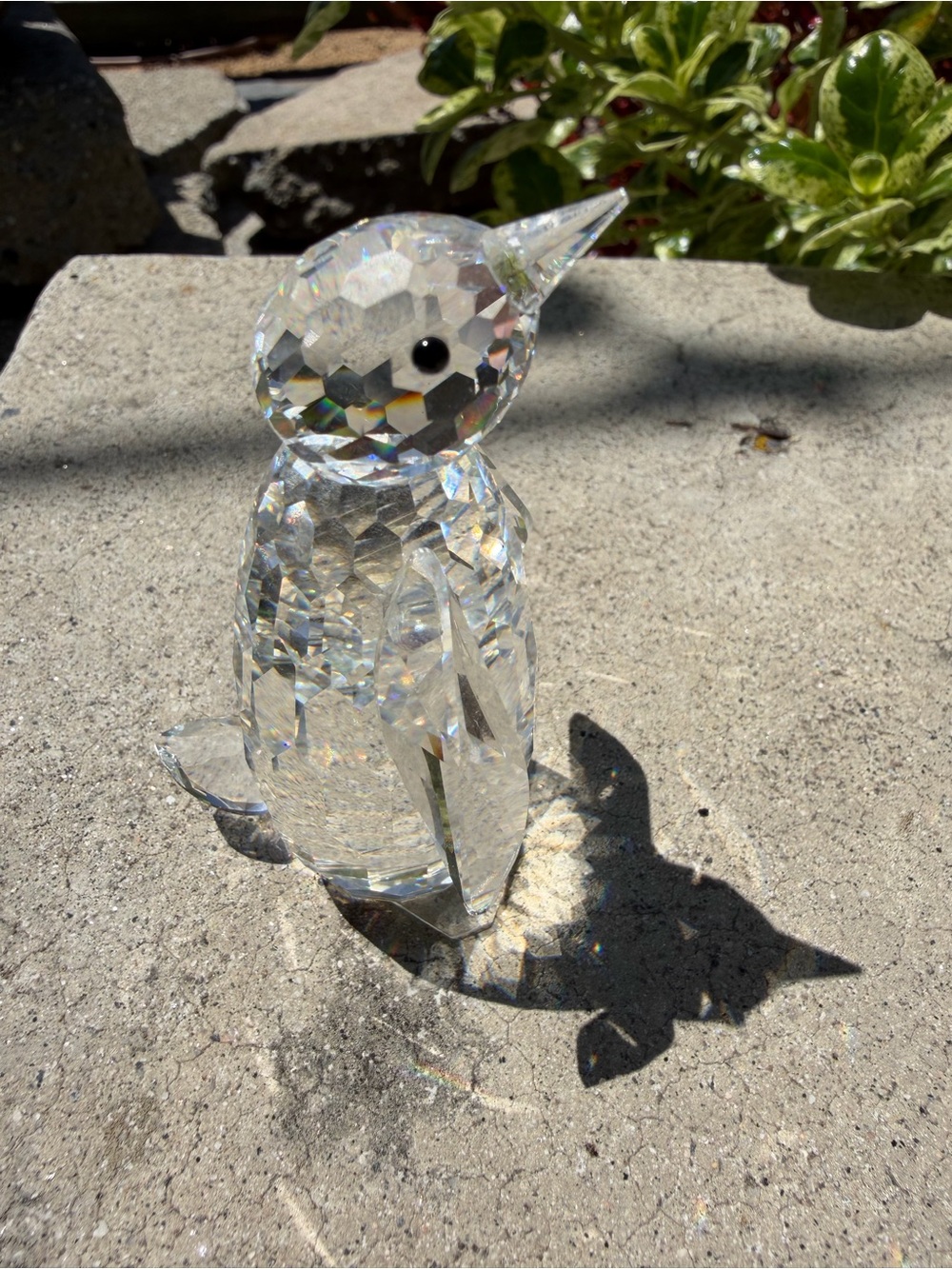 Swarovski Crystal Penguin Figurine - Clear